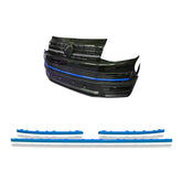 Vw T6 Transporter 2015-2019 Lower 3 Piece Clip In Grille Streamer Choose Colour